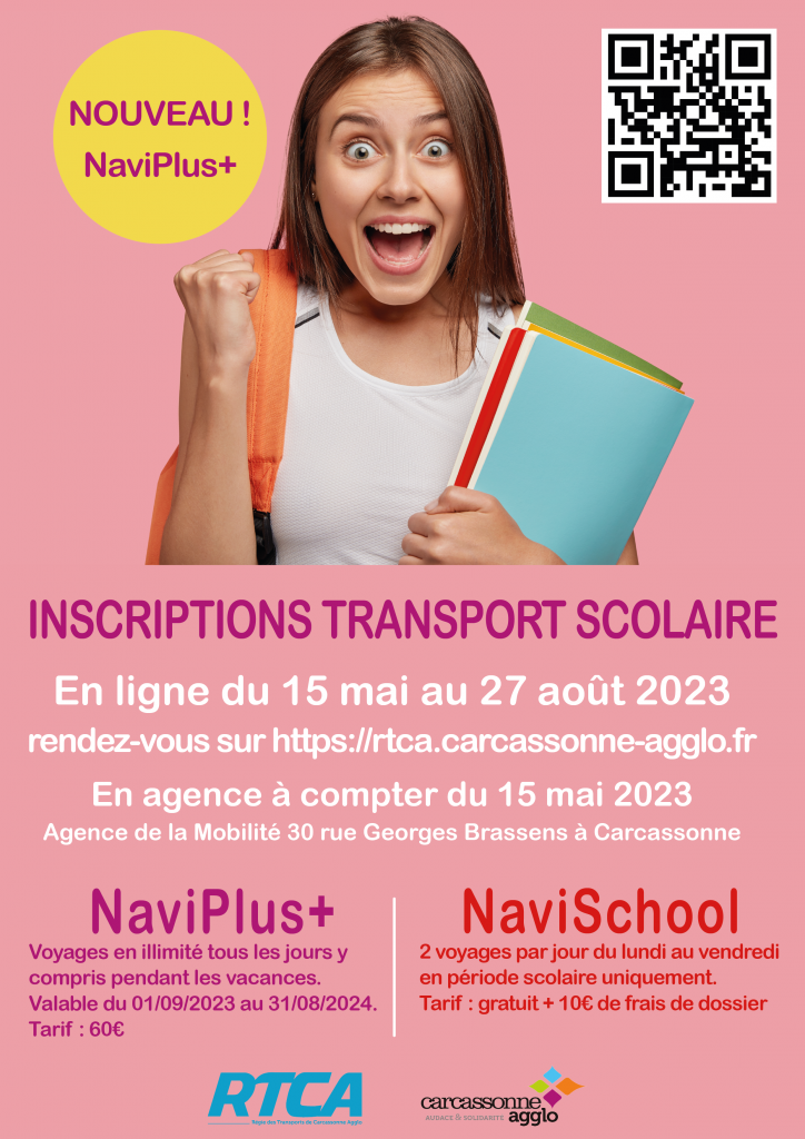 Inscriptions Au Transport Scolaire 2023 2024 RTCA